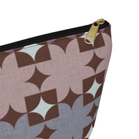 World's Fair Accessory Pouch w T-bottom in Purple
